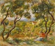 Pierre-Auguste Renoir The Vineyards at Cagnes oil painting reproduction
